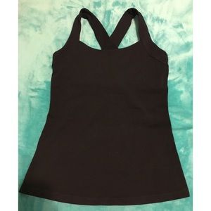 Black athletic tank